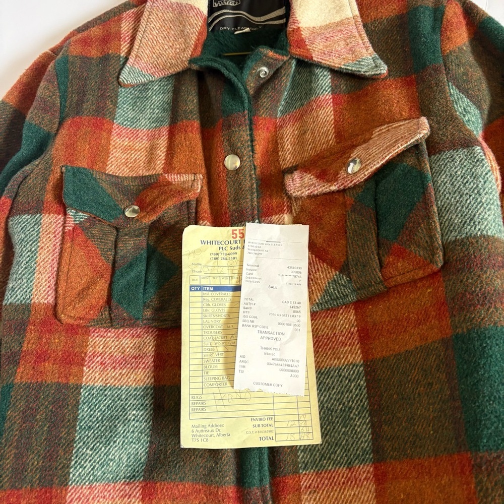 Vintage Rare Montgomery Ward wool Men's Plaid Jacket size M but fits smaller - Picture 3 of 15
